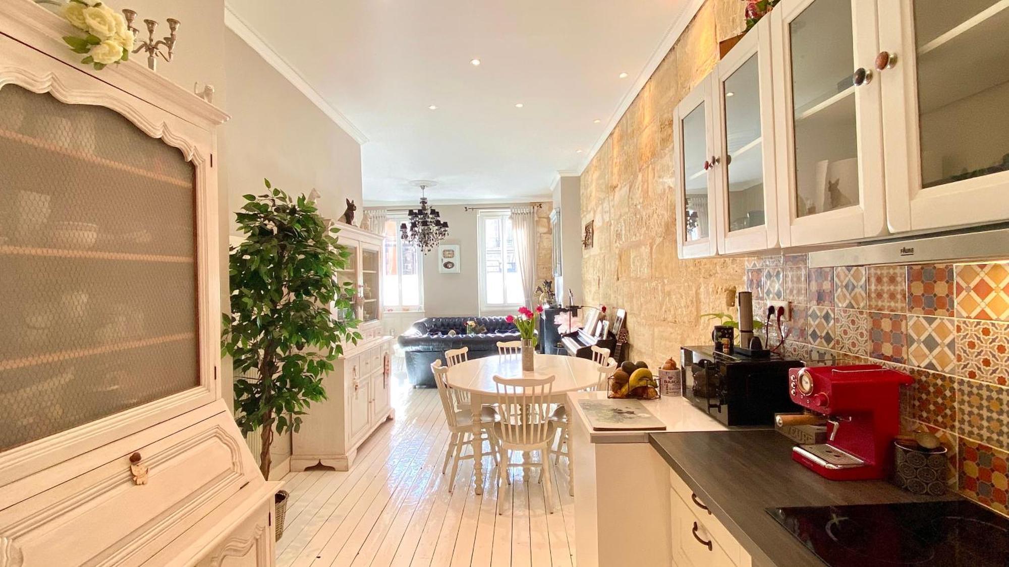 Grand Appartement Haussmanien De Standing Avec Jacuzzi Terrasse Et Parking En Hyper Centre Bordeaux Dış mekan fotoğraf